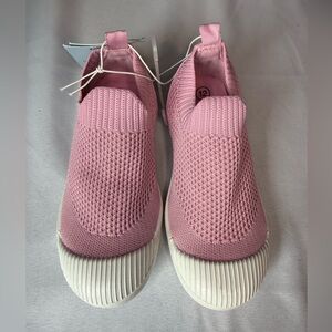 Cat & Jack Pink Knit Slip-On Sneakers